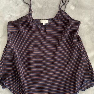 Wilfred Aritzia Silk Camisole Stripes